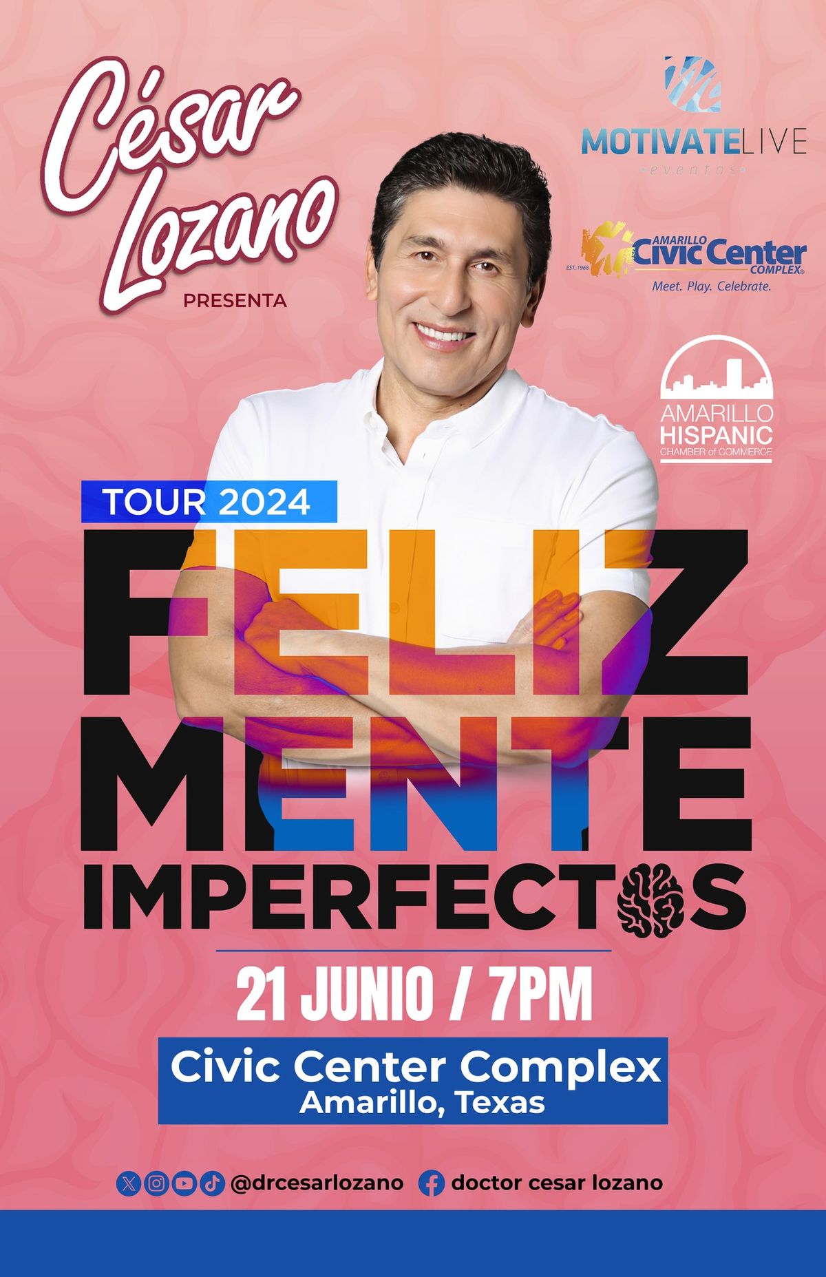 Presenta Feliz Mente Imperfectos Tour 2024 | Amarillo Civic Center ...