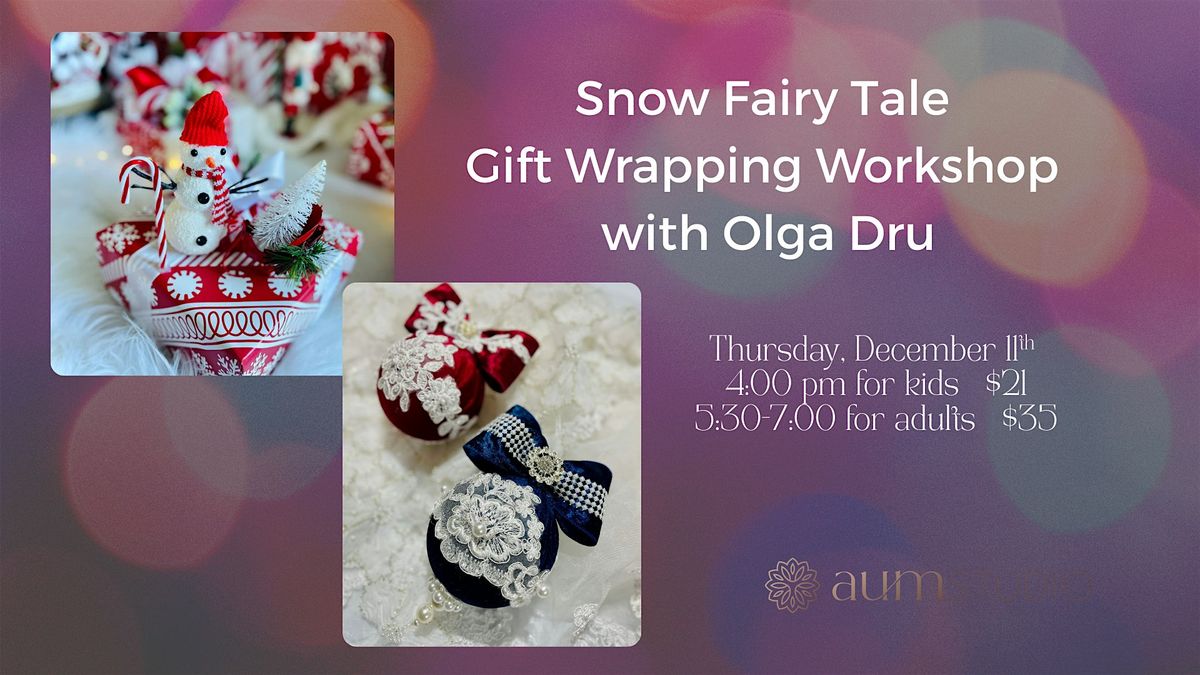 Gift wrapping workshop for children