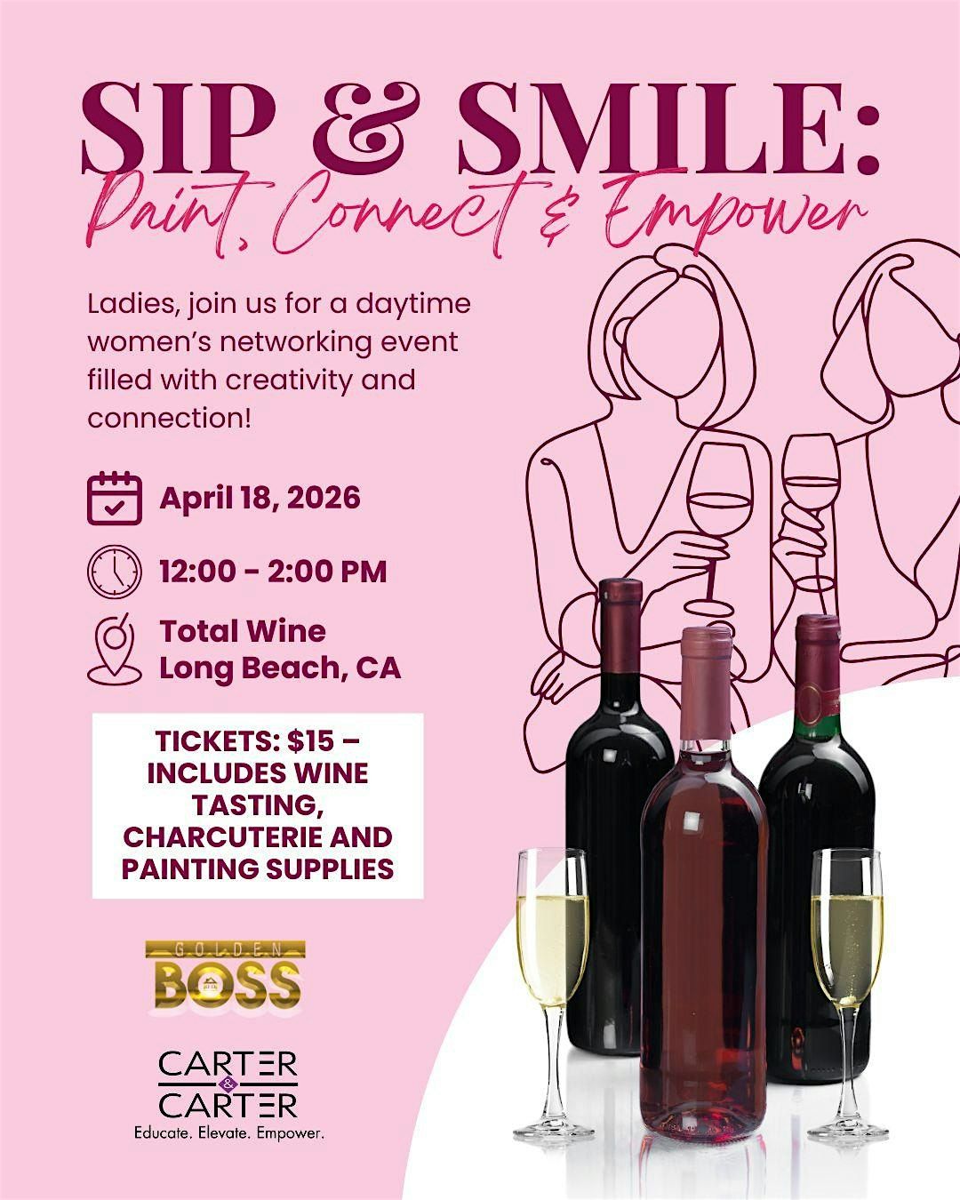 Spring Sip Smile and Paint Networking Event at Total Wine & More ...