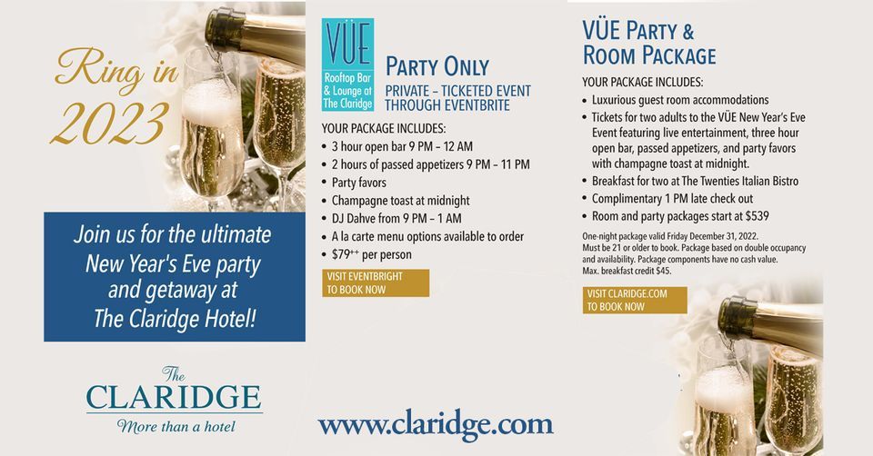 New Years Eve Party At The VUE Rooftop Bar VÜE Rooftop Bar Claridge