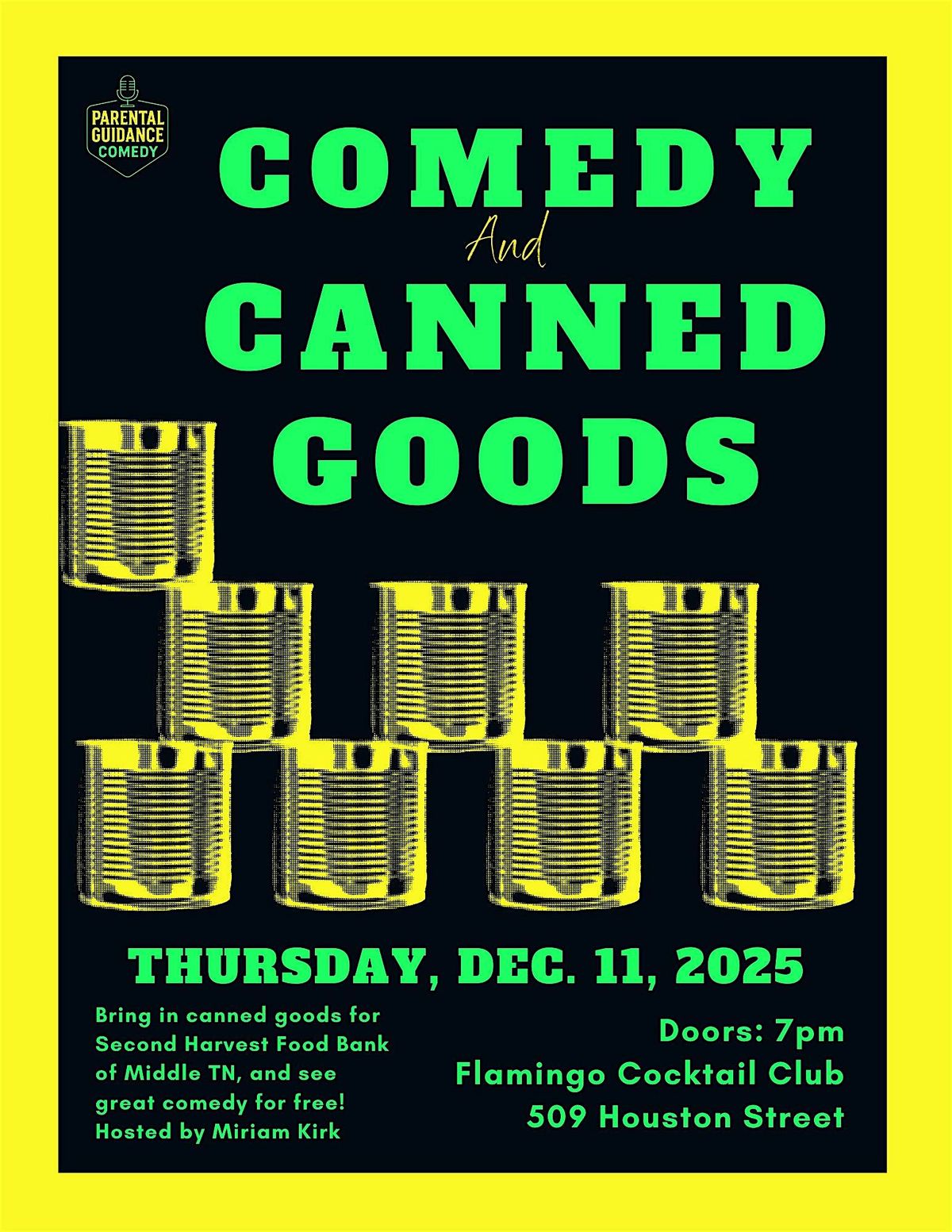 Comedy and Canned Goods