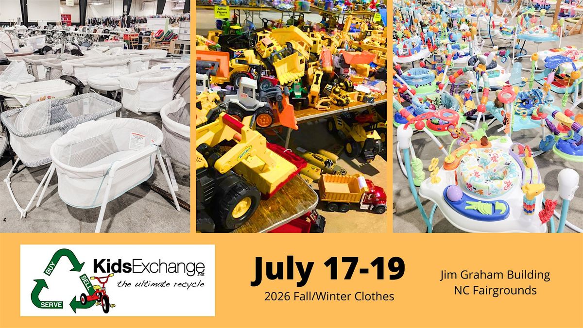 KX Kids Consignment Sale July 2026 - FREE admission!