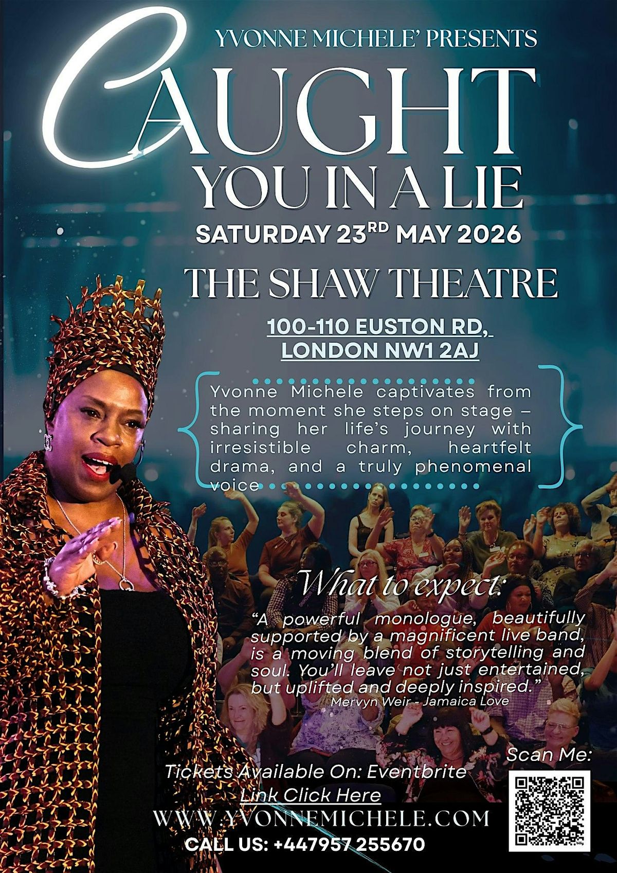 Caught You In A Lie - Musical Entertainment - The Shaw Theatre - LONDON