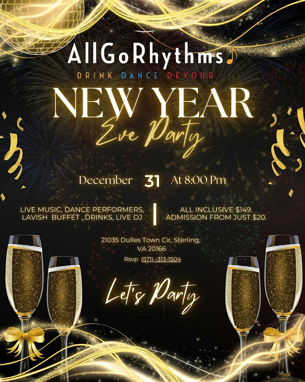 \u2728 AllGoRhythms NYE 2026  The Hottest Party in Town