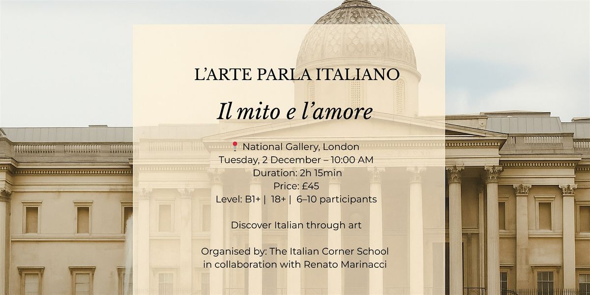 L'ARTE PARLA ITALIANO - Il mito e l'amore