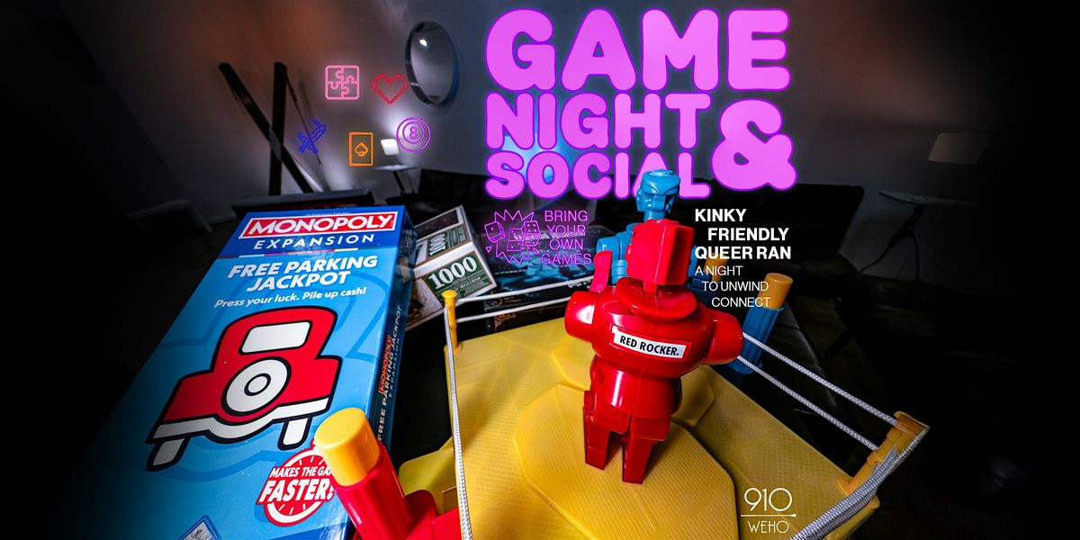910WeHo Game Night & Social: BYOG