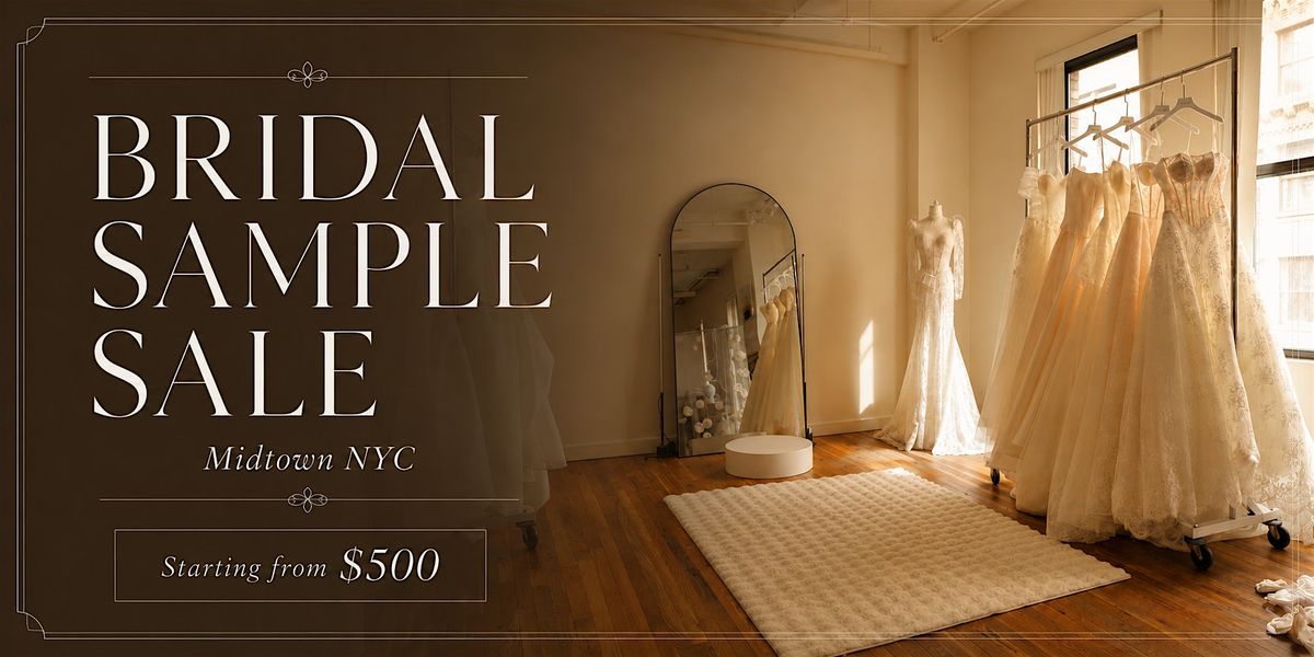 Luxury Bridal Dress Sample Sale