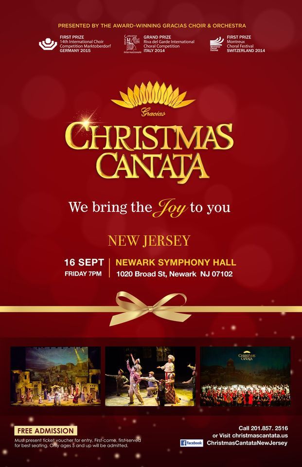 2022 Christmas Cantatas (Free)2022 Gracias Christmas Cantata in New Jersey Newark Symphony