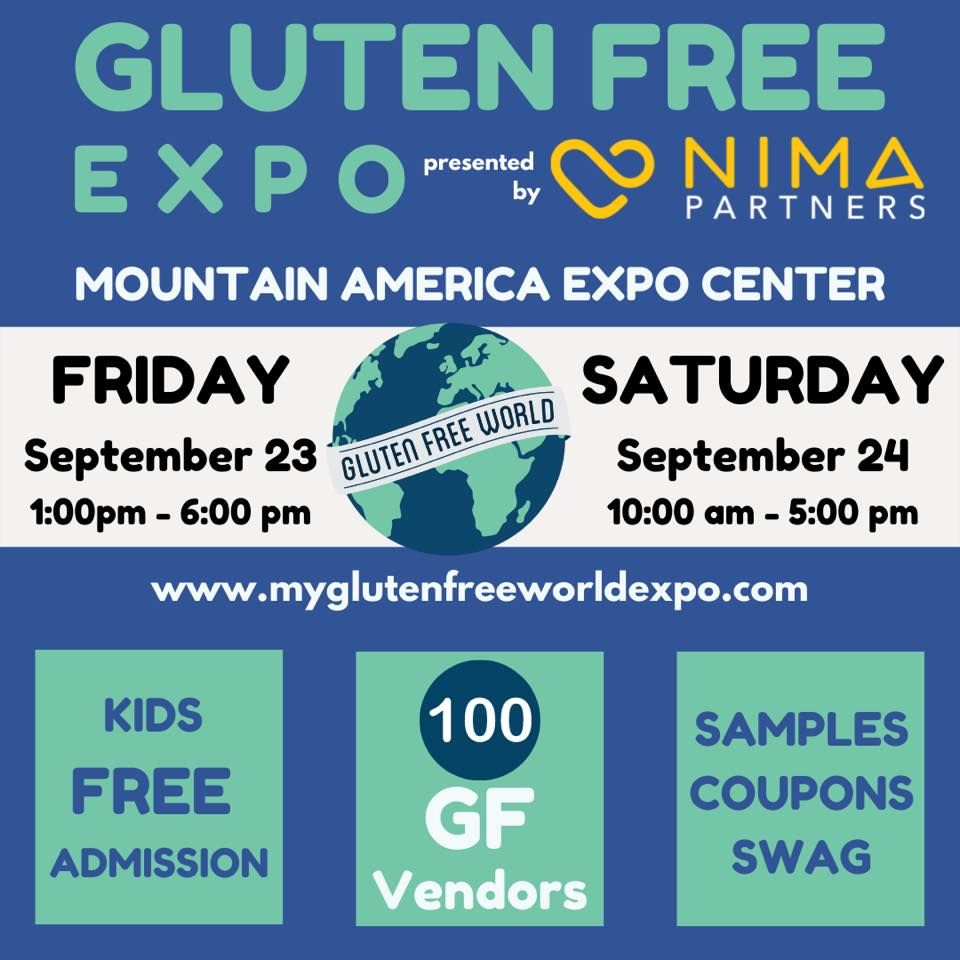 6th Annual Gluten Free World Expo Mountain America Expo Center, Sandy