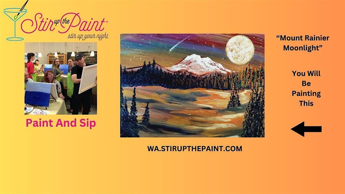 Seattle Paint and Sip, Paint Party, Paint Night With Stir Up The Paint