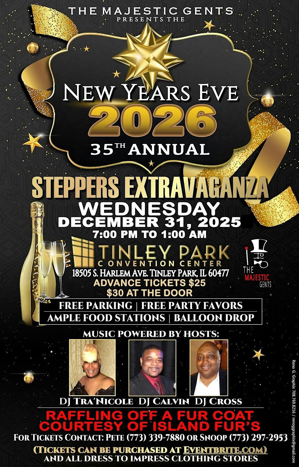 Majestic Gents  New Years Eve 2026