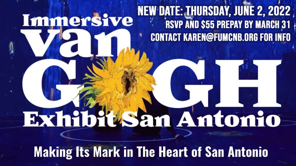 Immersive Van Gogh Exhibit First United Methodist Church New 