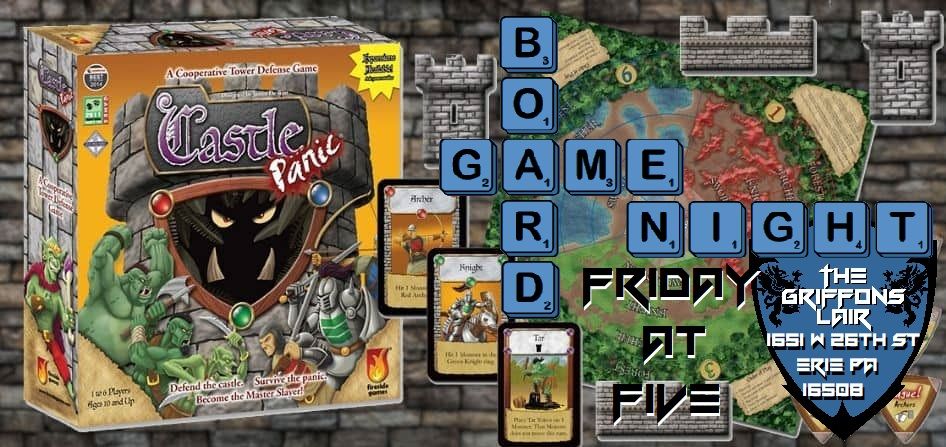 Castle Panic: Board Game Night | Griffons Lair Game Shop, Erie, PA ...