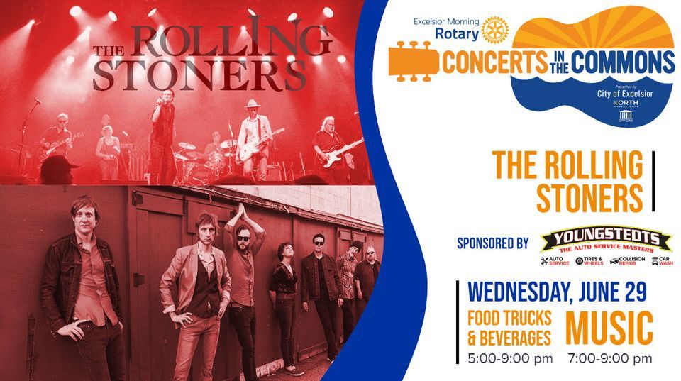 CONCERT IN THE COMMONS THE ROLLING STONERS Sponsored by YOUNGSTEDTS