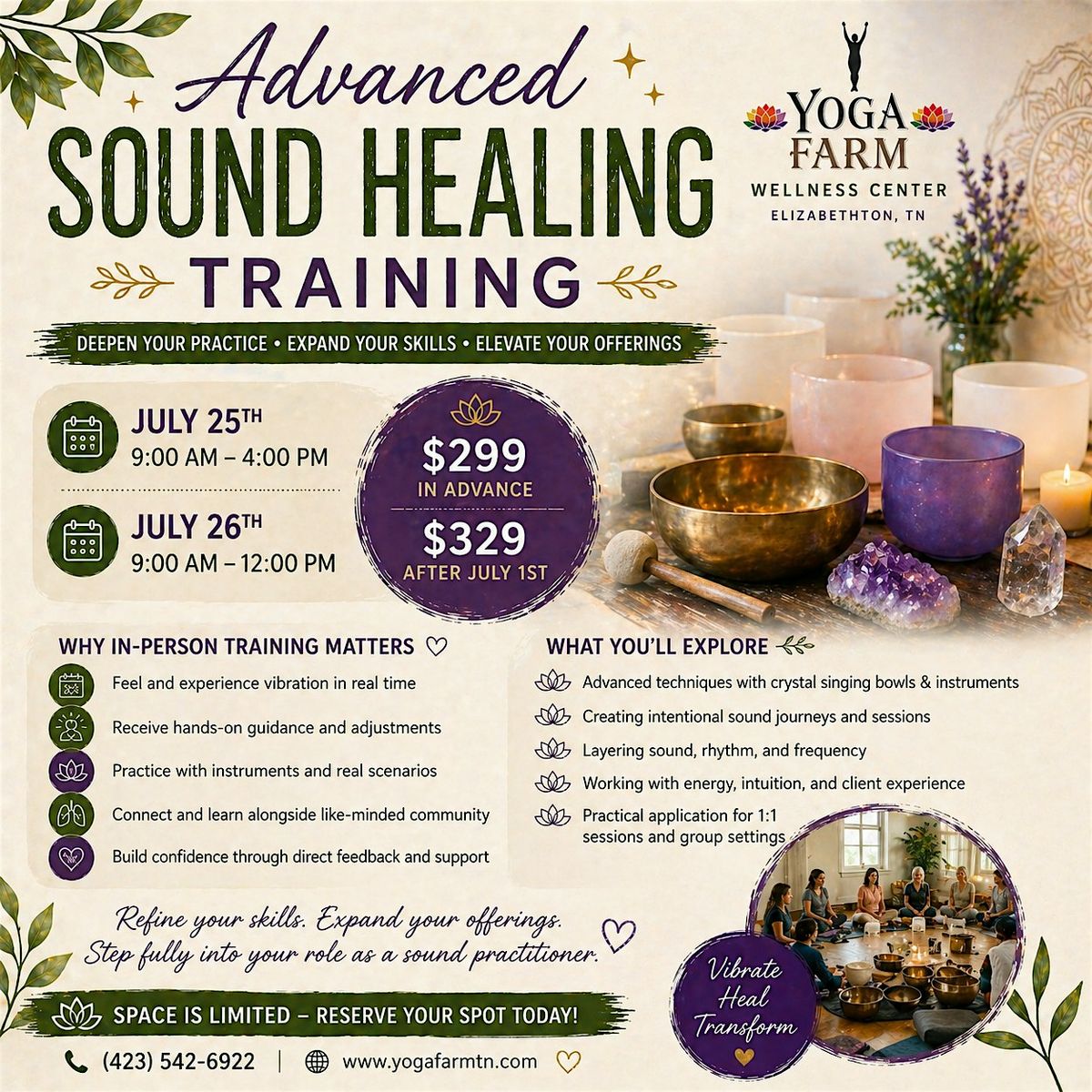 Advanced Sound Healing Training
