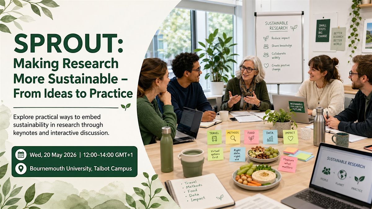 SPROUT: Making Research More Sustainable \u2013 From Ideas to Practice