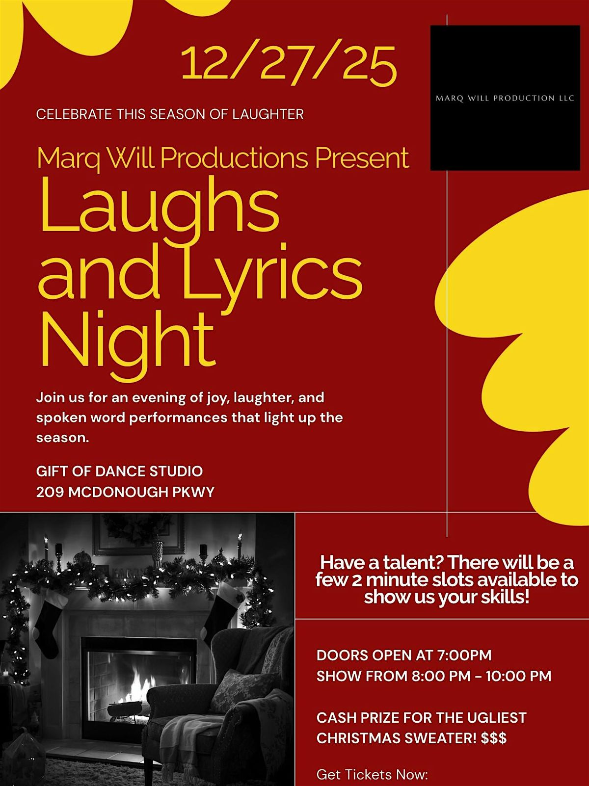 LAUGHS AND LYRICS NIGHT