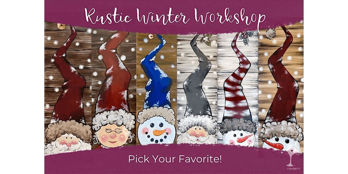 Custom DIY Christmas Portraits - Paint and Sip in Houston | Classpop!\u2122
