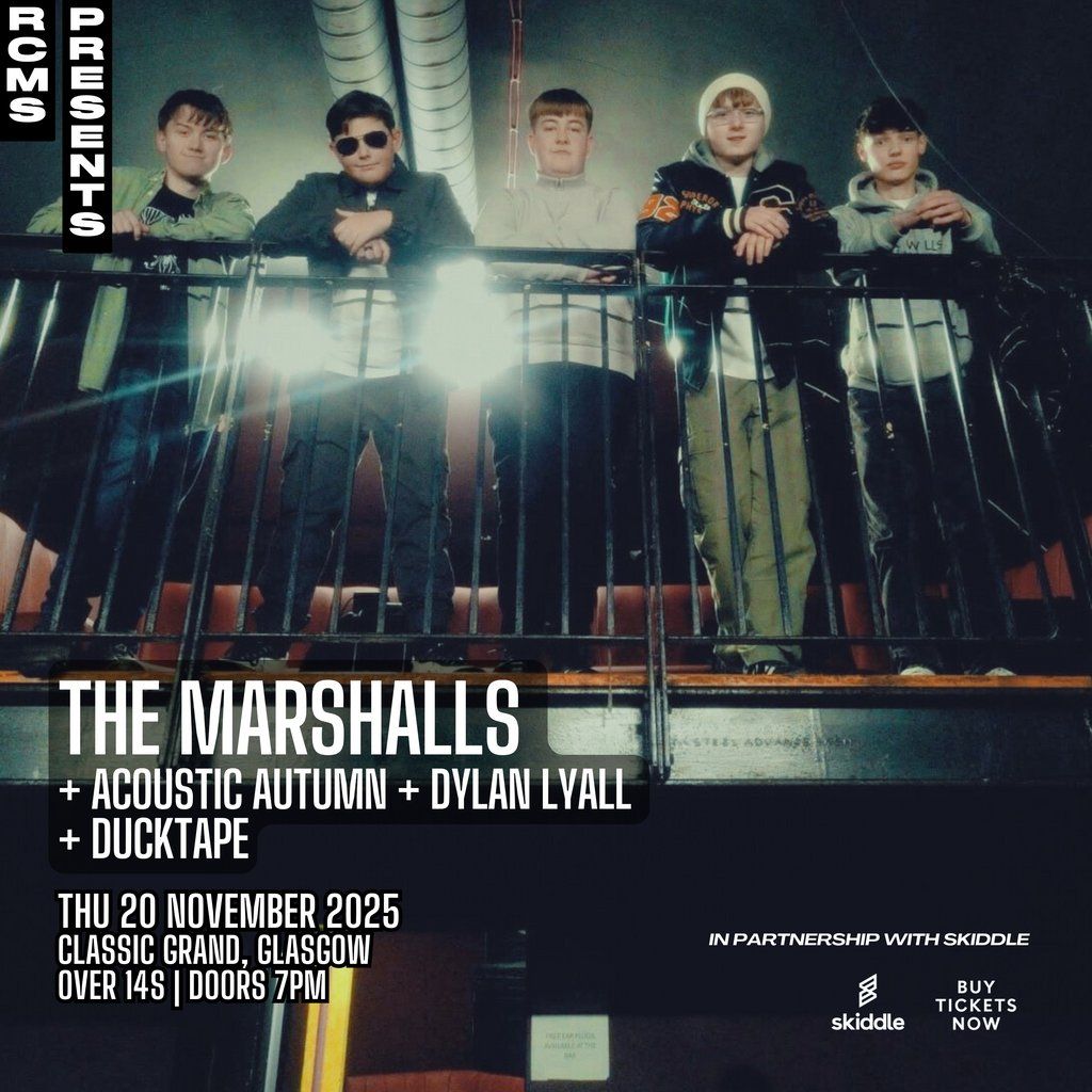 The Marshalls, Acoustic Autumn, Dylan Lyall, Duck Tape