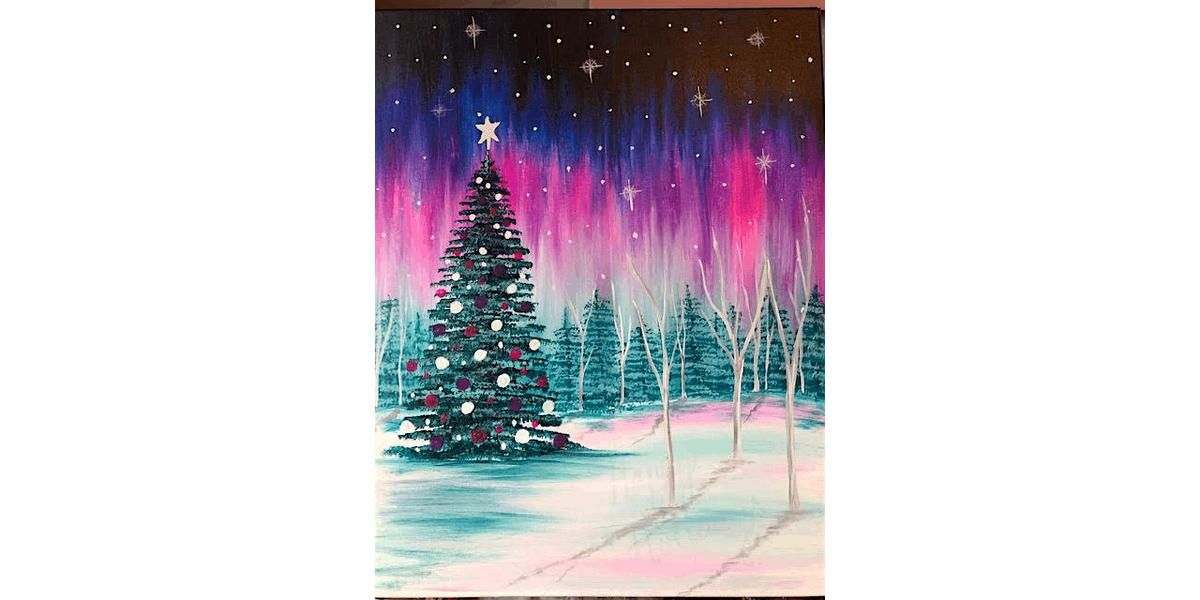 Christmas Aurora - Paint and Sip in Phoenix | Classpop!\u2122
