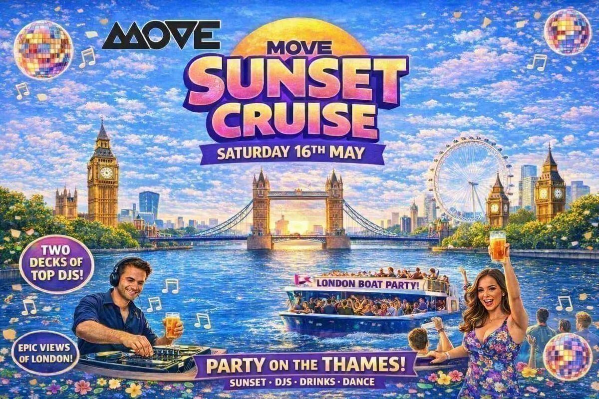 Sunset Cruise That Turns Into a Full\u2011Blown Party \/ \u00a310 flash sale