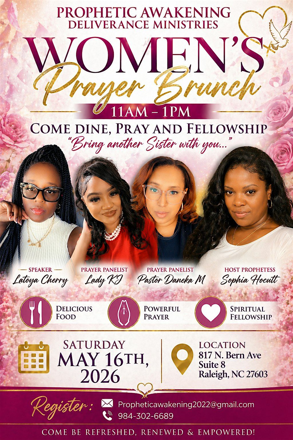 Prophetic Awakening Deliverance Ministries "Women's Prayer Brunch "