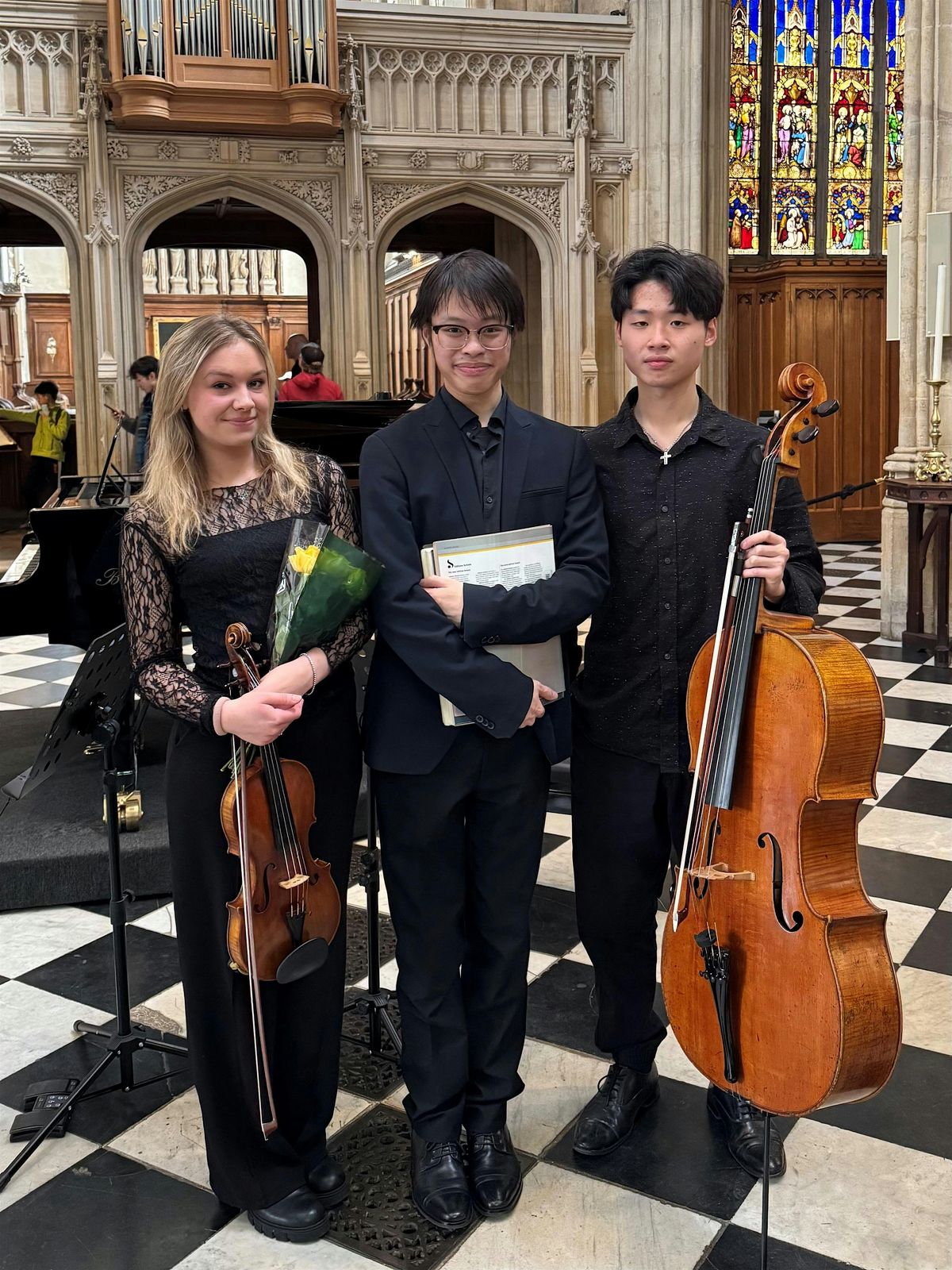 Lunchtime Recital - Anya Blue Robins, Daniel Yiu, and Jeffrey Au.
