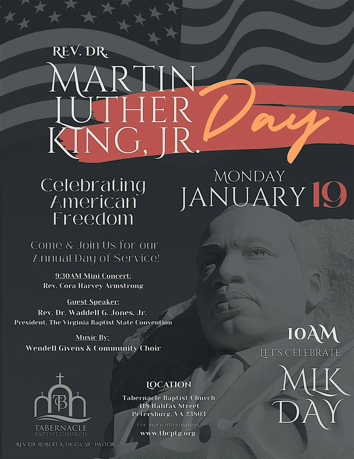 Annual Rev. Dr. Martin Luther King, Jr. Service