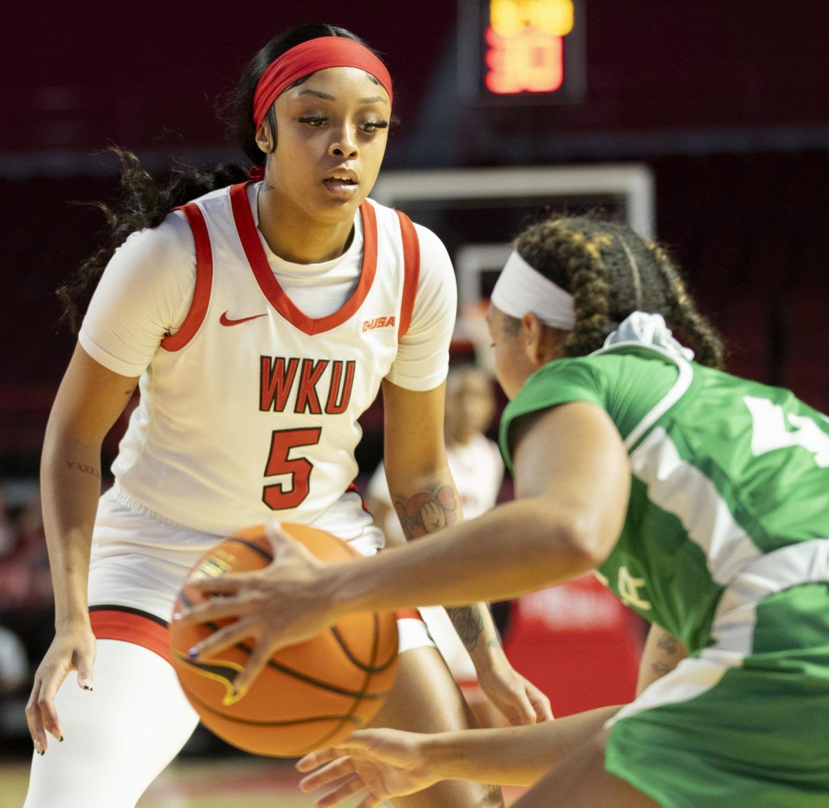 Western Kentucky Lady Toppers at North Dakota Fighting Hawks Womens Basketball at Betty Engelstad Sioux Center