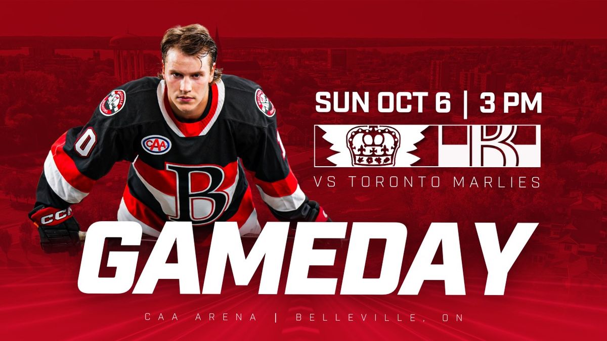 Belleville Senators vs. Toronto Marlies