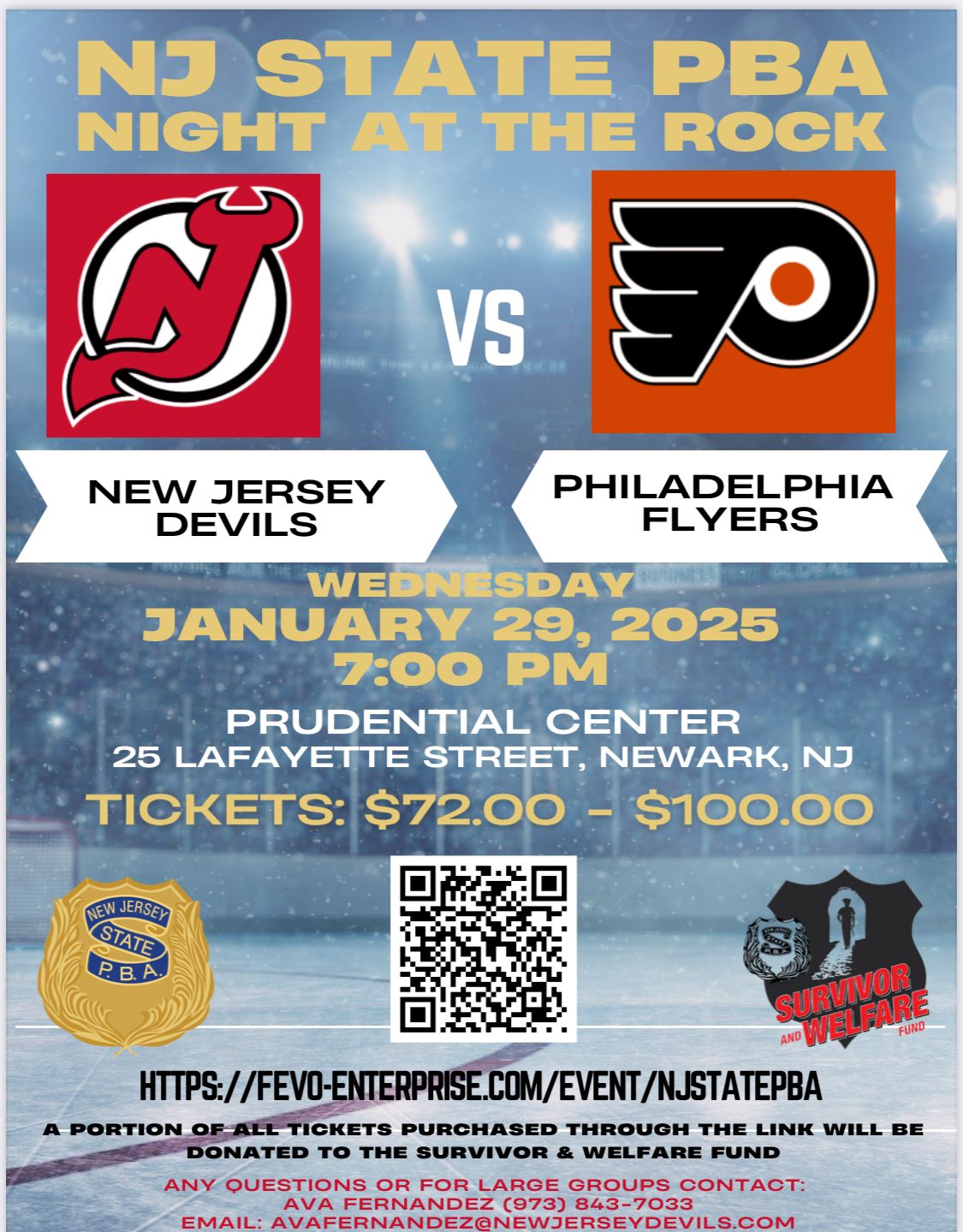 Philadelphia Flyers at New Jersey Devils at Prudential Center