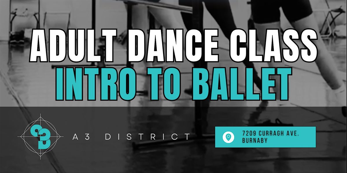 Adult "Intro to Ballet" - TRIAL CLASS!