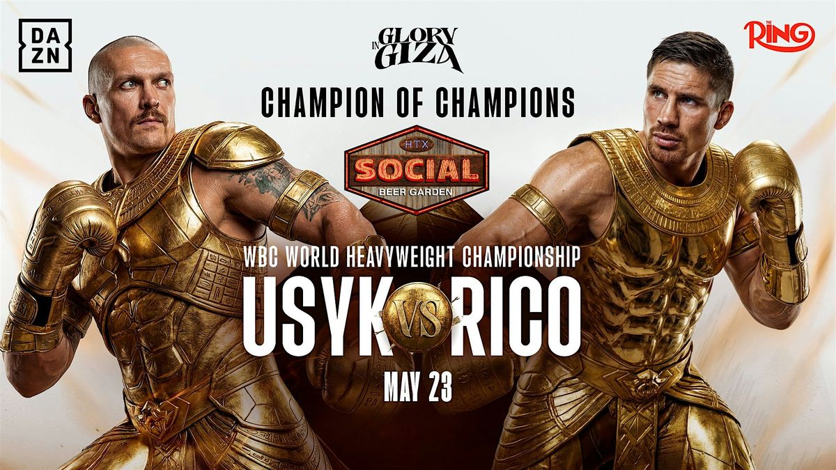 Boxing: Usyk vs. Rico