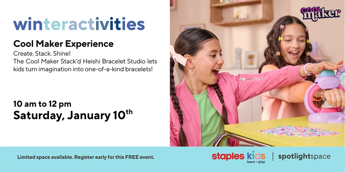 Cool Maker Experience at Staples Yonge and Steeles Store 450