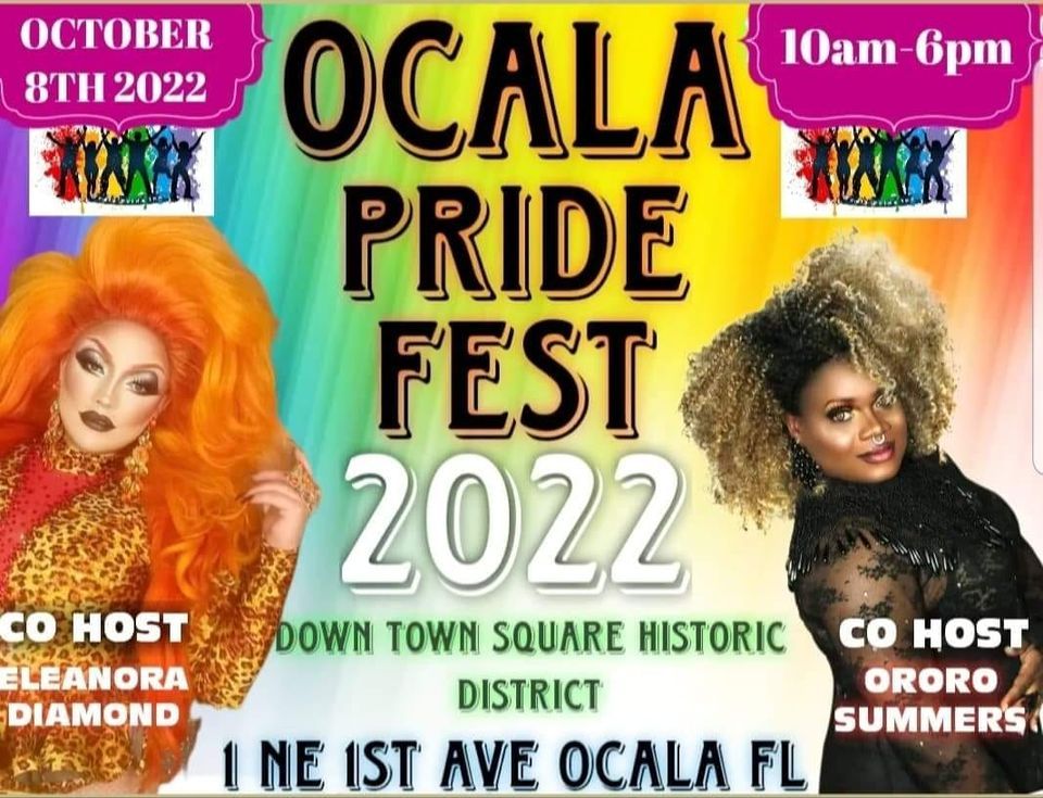 2022 Ocala Pride Festival Vendor Ocala Downtown Historic Square