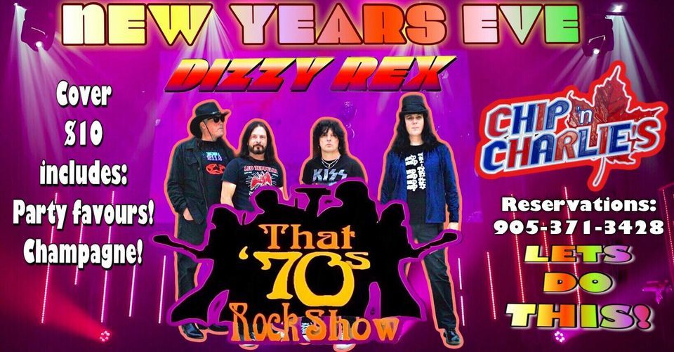 Chip N Charlies Presents Dizzy Rex NYE Bash! at Chip n' Charlie's ...