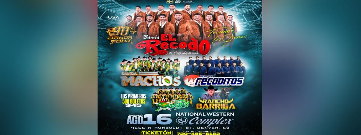 Banda El Recodo, Banda Machos y Mas in Denver