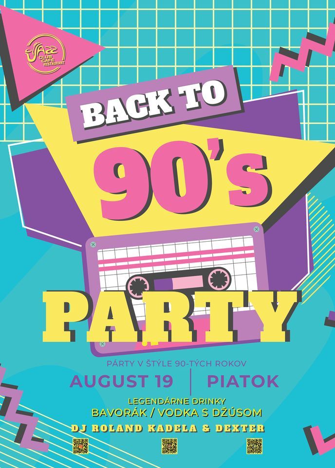 BACK TO 90' PARTY