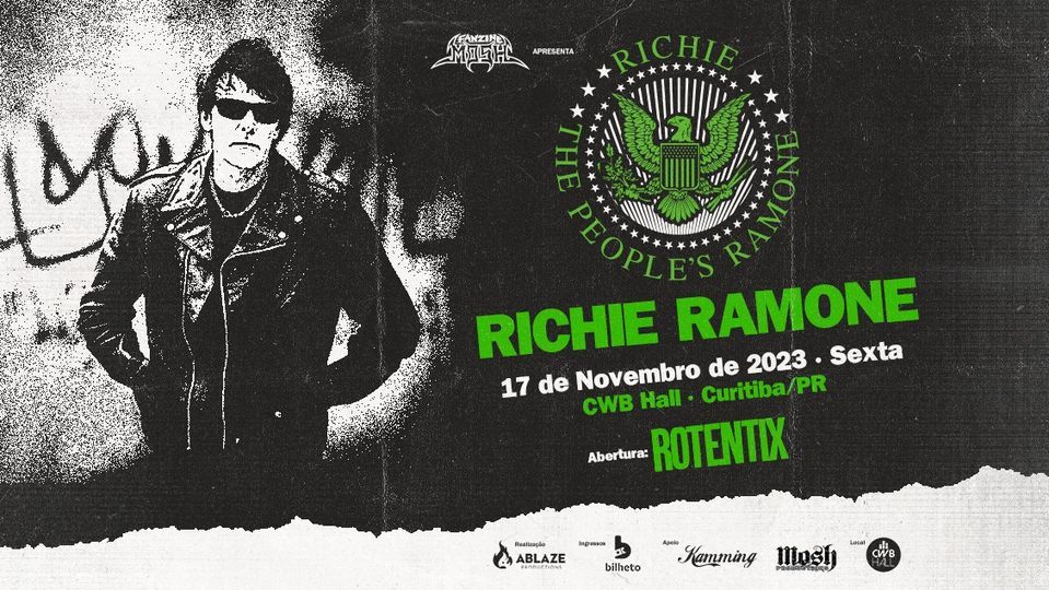 Richie Ramone em Curitiba\/PR