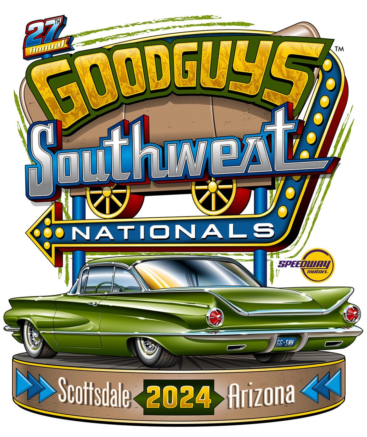 Goodguys Car Show - Speedway Motors Southwest Nationals - Sunday at Westworld of Scottsdale