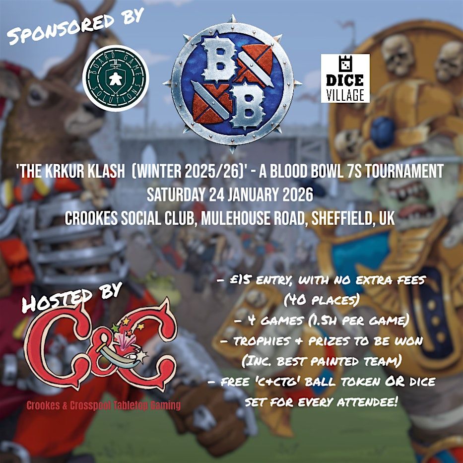 'THE KRKUR KLASH (WINTER 2025\/26)' - A Blood Bowl 7s Tournament