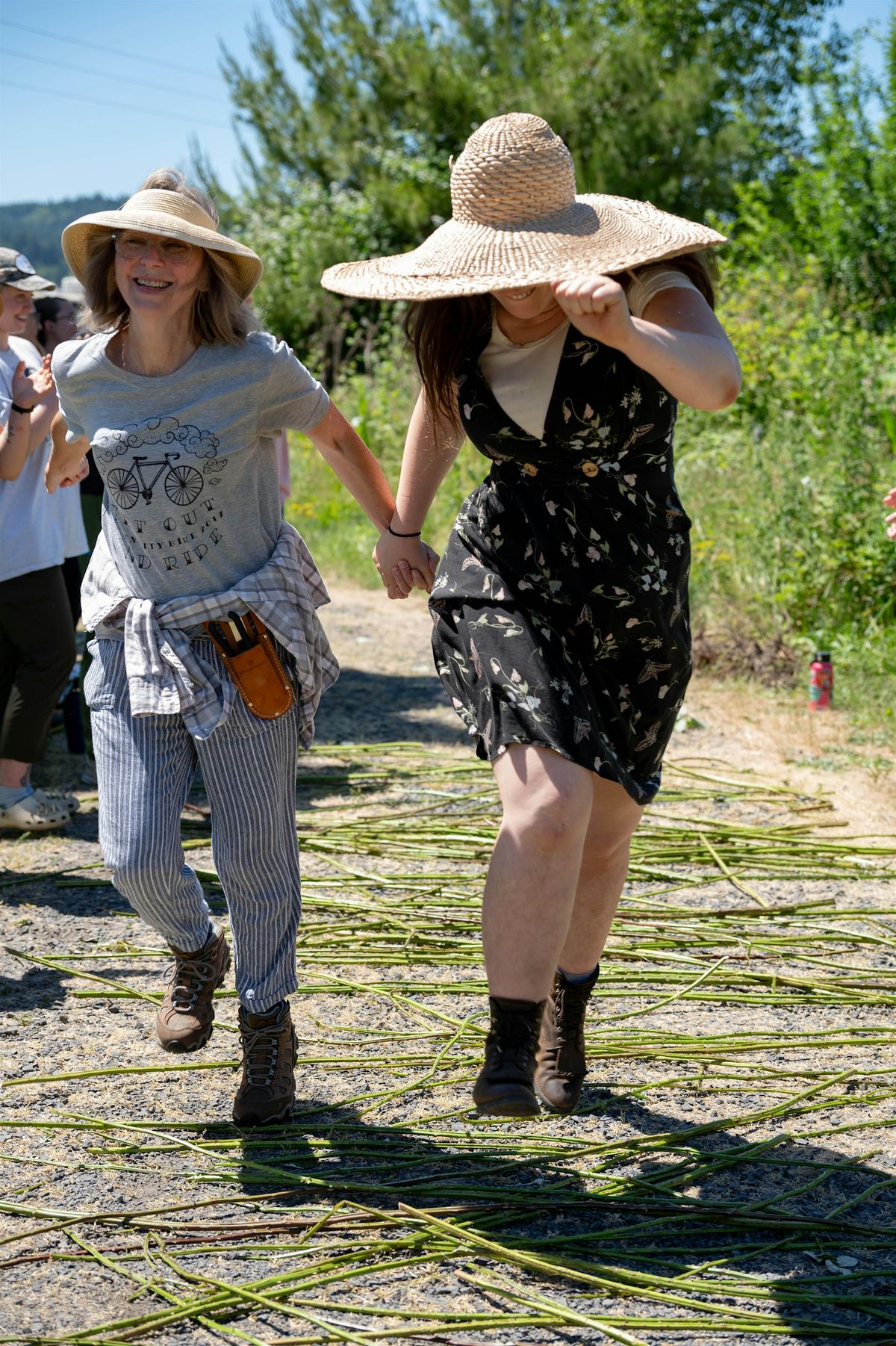 Cattail Hat Weaving