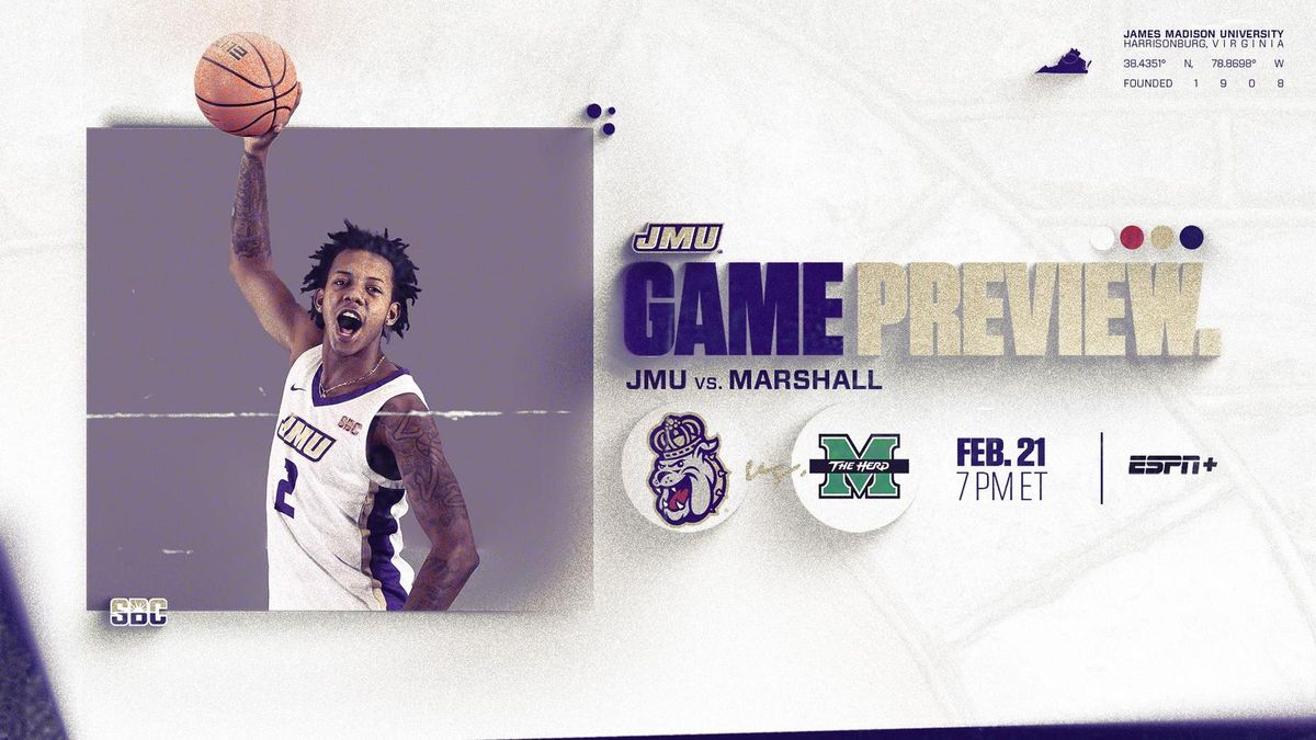 James Madison Dukes at Marshall Thundering Herd Mens Basketball