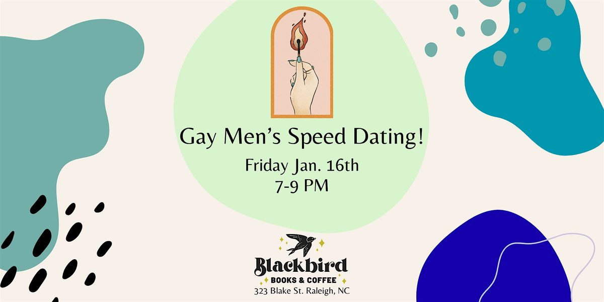 Gay Men's Speed Dating @ Blackbird Books and Coffee