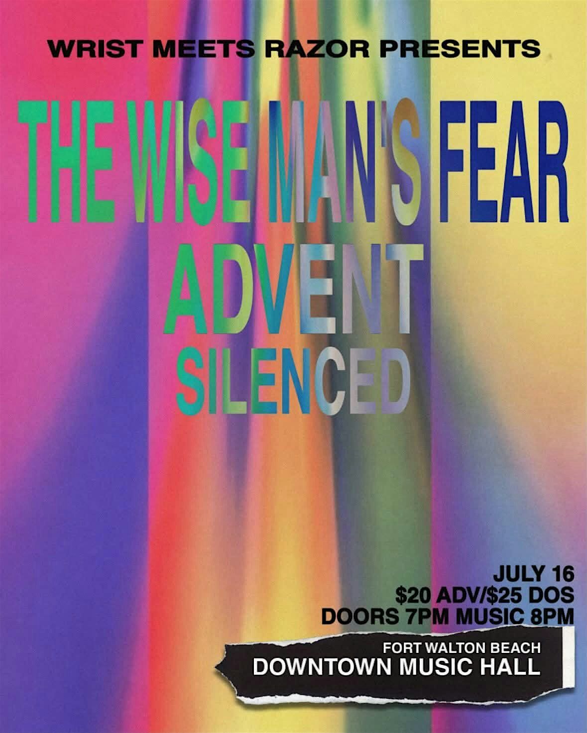 Wrist Meet Razor Wrist Meets Razor Presents: The Wise Mans Fear at Downtown Music Hall ...
