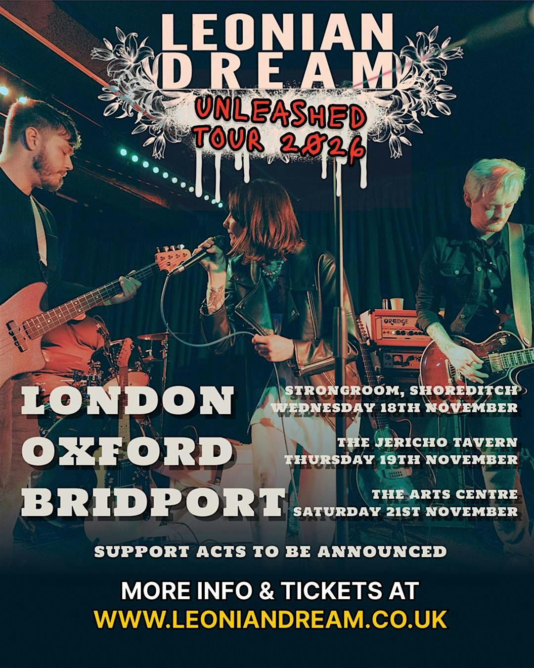 LEONIAN DREAM + Roadshow live @ The Jericho OXFORD