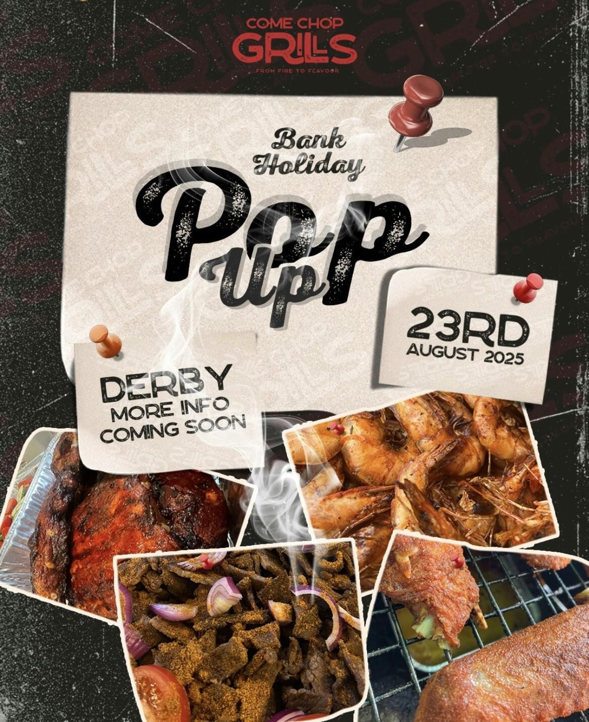 Come Chop Grills POP UP