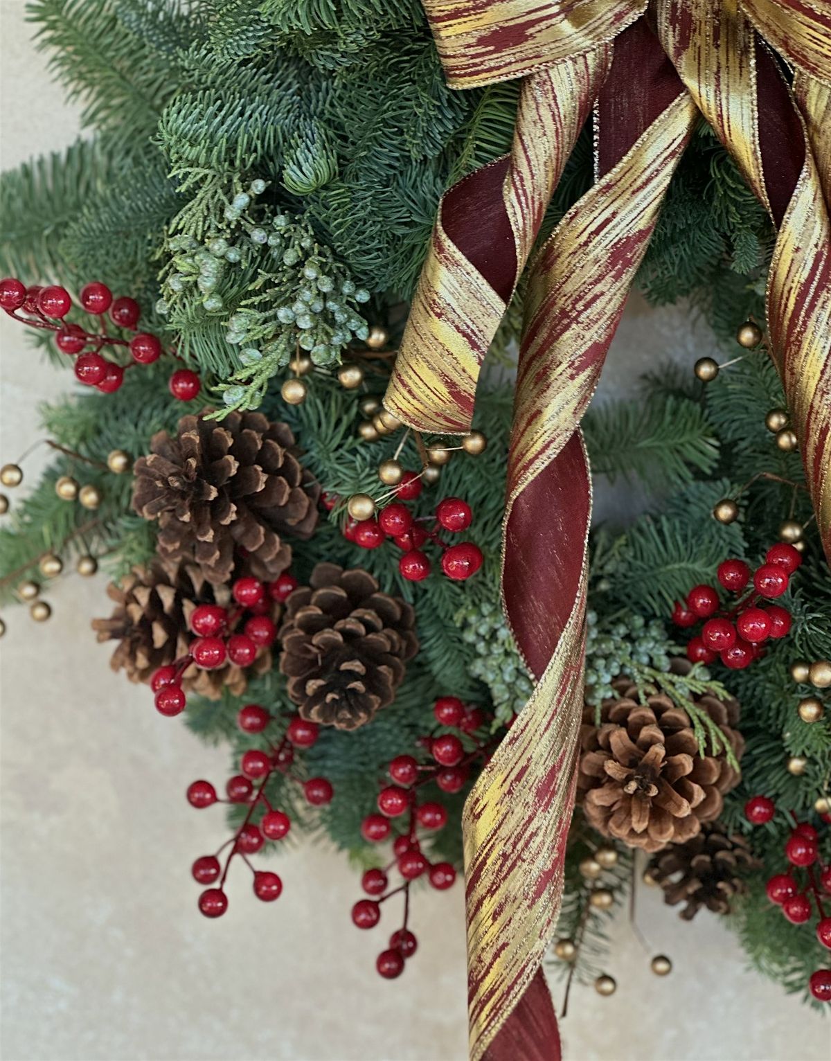 Evergreen Wreath Making