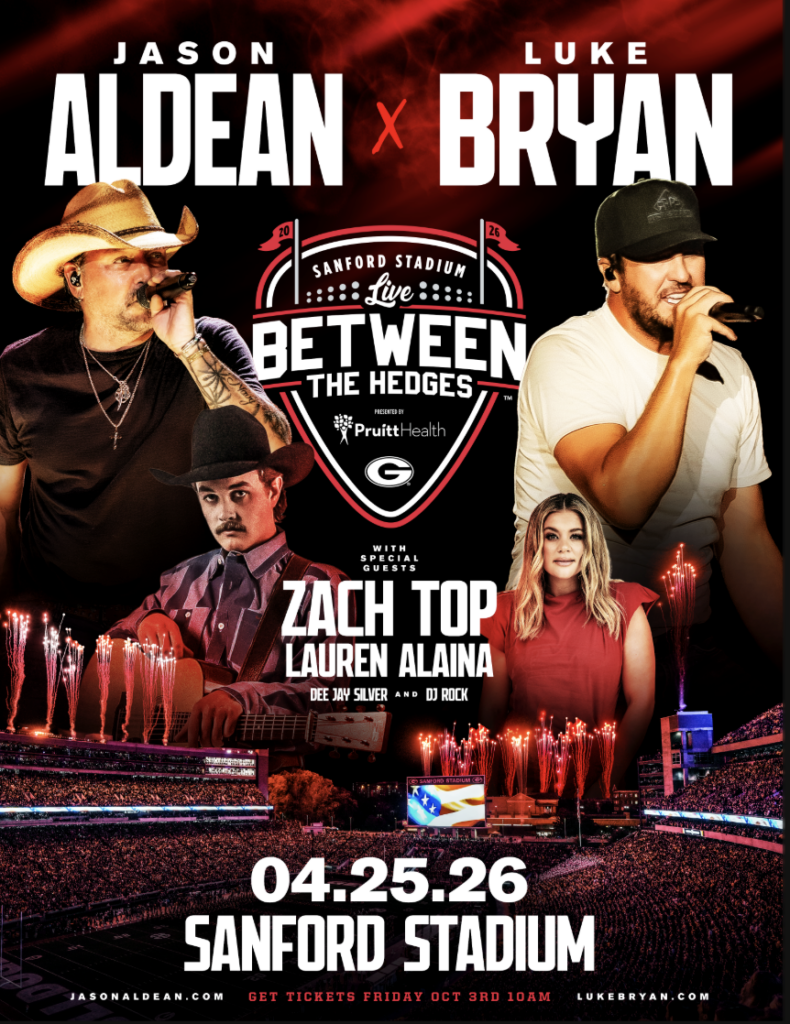 Jason Aldean and Luke Bryan at PETCO Park