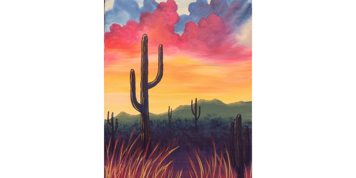 Confetti Desert Sunset - Paint and Sip in Tyler | Classpop!\u2122